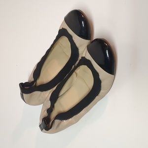 J. Crew Mila Light Pink Patent Toe Ballet Flats Size 8